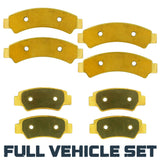 CFMoto U10 PRO/U10XL PRO 2025-2026 Brass Brake Pad Set