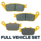 Honda CMX300/500 Rebel 2017-2026 Ceramic Brake Pad Set