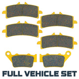 Husqvarna Nuda 900 R 2012-2013 Ceramic Brake Pad Set