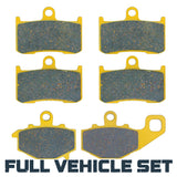 Kawasaki Z1000 2003-2006 Ceramic Brake Pad Set