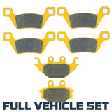 Kymco MXU 500i IRS 2009-2016 Fuel Injected Ceramic Brake Pad Set