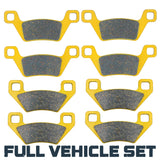 Kymco MXU 550/700 2019-2024 Ceramic Brake Pad Set