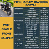 Harley-Davidson Softail 2014-2026 Ceramic Brake Pad Set – Single Front Caliper