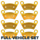 Polaris Ranger 400/500/570/650/700/800 Mid-Size 2004-2022 Brass Brake Pad Set
