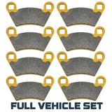 Polaris Ranger 400/500/570/650/700/800 Mid-Size 2004-2022 Ceramic Brake Pad Set