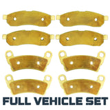 Traild Polaris Xpedition XP/ADV/ADV 5/XP 5 2024-2026 Brass Brake Pad Set