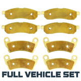 Polaris Ranger XD 1500/Crew XD 1500 2024-2026 Brass Brake Pad Set