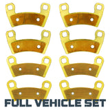 Polaris RZR Trail/S 1000/Trail S 1000/S 900/Trail S 900/900/Sport 2014-2026 Brass Brake Pad Set