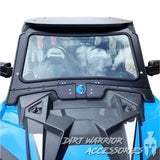 Polaris RZR XP 1000 / Turbo Front Windshield 2019-23 by DWA (Dirt Warrior Specialties)
