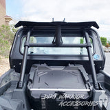 Polaris RZR 1000 XP / Turbo Rear Windshield 2019-23 With or Without Harnesses by DWA (Dirt Warrior Specialties)