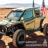 Polaris RZR Pro S / Pro XP 2025+ 4-Seat Cab Enclosure "THE VAULT" Upper Side Doors & Panels (Dirt Warrior Products)