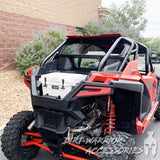 POLARIS RZR PRO XP / TURBO R REAR WINDSHIELD TO FIT WITH W/ROCKFORD FOSGATE SYSTEM 2020-24 by Dirt Warrior Accessories