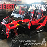 Polaris RZR Turbo S Front Windshield 2018-21 by DWA (Dirt Warrior Accessories)