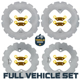 Polaris Sportsman Touring/X2 500/800 2006-2009 Ridge Rider Rotor and Pad Kit