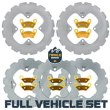 Polaris Sportsman 6x6 570 2017-2026 Ridge Rider Rotor and Pad Kit