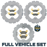 Polaris Sportsman Touring 500 2010-2013 Ridge Rider Rotor and Pad Kit