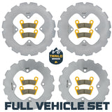 Polaris Ranger 500/SP 570 2022-2026 Ridge Rider Rotor and Pad Kit