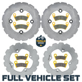 Polaris Ranger XP 1000 / XP Kinetic 2021-2027 Ridge Rider Rotor and Pad Kit
