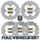 Polaris Sportsman 6x6 570 2017-2026 Ridge Rider Rotor and Pad Kit