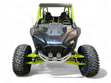 2022-2025 Polaris RZR Pro R/ Turbo R Machined Billet Front Winch Bumper (Clear Anodize) by Elektric Offroad Designs