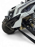 2017 to Current Can-Am X3 Maverick Machined Billet Front Winch Bumper (Black Anodize) by Elektric Offroad Designs