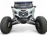 2017 to Current Can-Am X3 Maverick Machined Billet Front Winch Bumper (Black Anodize) by Elektric Offroad Designs