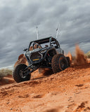 2022-2025 Polaris RZR Pro R/ Turbo R Machined Billet Front Winch Bumper (Black Anodize) by Elektric Offroad Designs