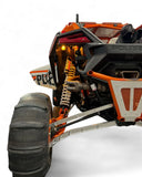 2022 to Current Polaris RZR Pro R, Pro S, Turbo R High Clearance Radius Rods in Clear Finish by Elektric Offroad Designs