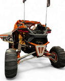 2022 to Current Polaris RZR Pro R, Pro S, Turbo R High Clearance Radius Rods in Clear Finish by Elektric Offroad Designs