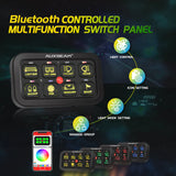 Auxbeam - AR-800 RGB SWITCH PANEL WITH APP, TOGGLE/ MOMENTARY/ PULSED MODE SUPPORTED