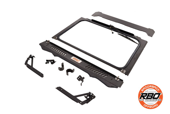 Razorback Offroad - Polaris RZR PRO XP Front Folding Windshield