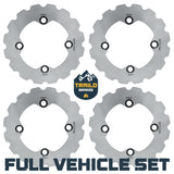 Polaris RZR 900/Trail 900/S4 900/4 900/S 900/S 1000/Trail S 1000 2014-2026 Ridge Rider Disc Brake Rotor Kit