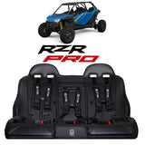 RZR 4 PRO (Turbo R, Pro R, Pro) Rear Bench Seat W Harnesses (2020-2025)