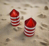 Marshin Whips Billet Magnetic Base Caps | Protective Dust Covers | Pair