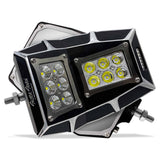 Sawtooth LED Lighted Mirrors (Polaris Xpedition) by Sector Seven