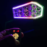 PRIZM LED Lighted Mirrors (Polaris Ranger XD 1500) by Sector Seven