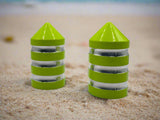 Marshin Whips Billet Magnetic Base Caps | Protective Dust Covers | Pair