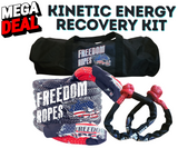 1/2"x20' Kinetic Energy Recovery Rope Kit (comes with Rope, 2 Soft Shackles, and a Bag)