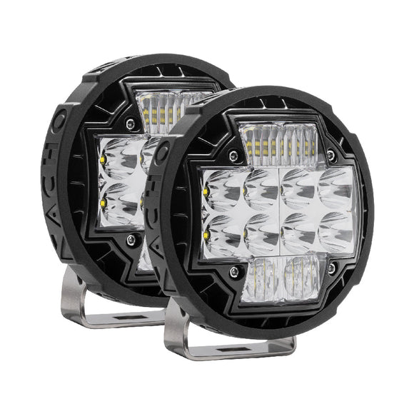 NACHO TM5 Combo White - The Ultimate Multi Function Off Road Light - Size 5.75