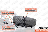 CAGEWRX Polaris RZR XP / Turbo S Spare Tire Carrier | STANDARD (2014-2023)