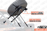 CAGEWRX Polaris RZR XP / Turbo S Spare Tire Carrier | STANDARD (2014-2023)