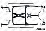CAGEWRX Polaris RZR XP 1000/ XP Turbo/Turbo S Spare Tire Carrier | HIGH (2014-2023)