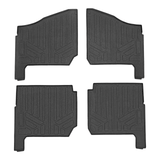 SMARTLINER Rugged Rubber Floor Liners For 2018-2026 Polaris Ranger 1000 (6 Seater)