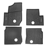 SMARTLINER Rugged Rubber Floor Liners For 2019-2026 Polaris General XP 1000 (4-Seater Models)