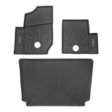 SMARTLINER Rugged Rubber Floor Liners For 2019-2026 Polaris General XP 1000 (4-Seater Models)