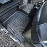 SMARTLINER Rugged Rubber Floor Liners For 2018-2026 Polaris Ranger 1000 (6 Seater)