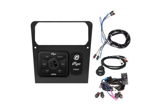 Maverick R Head Unit Mount Kit w/ Bass Knob | UTVS-R-HUMT-KIT-BASS-KNOB