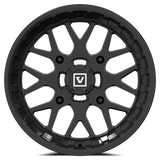 V03 14X7 +25MM 4X110 GLOSS BLACK