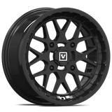 V03 15X7 +25MM 4X156 GLOSS BLACK