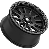 V09 BEADLOCK 17X8 +40 4X137 SATIN BLACK